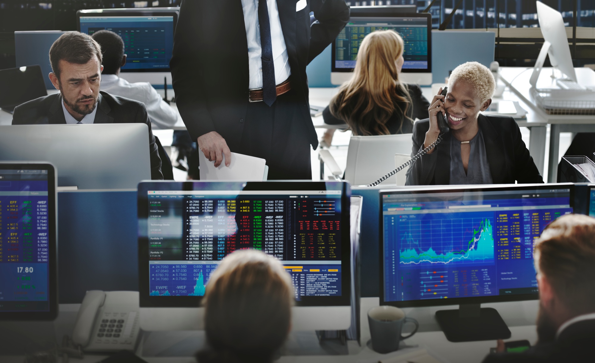 Online stock exchange team